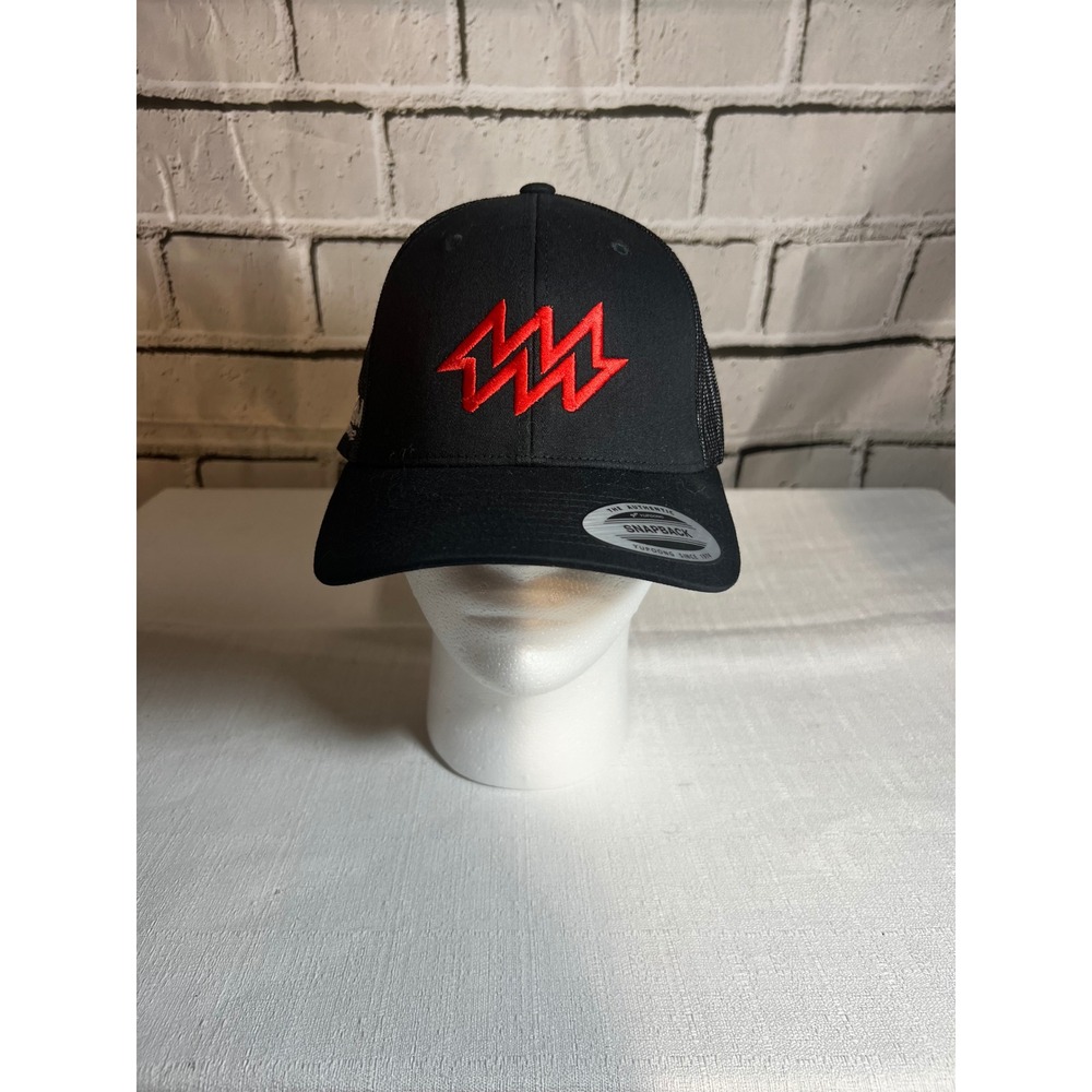 MGM Transformers Yupoong The Classics Black Mesh Trucker Snapback Hat Cap Red M